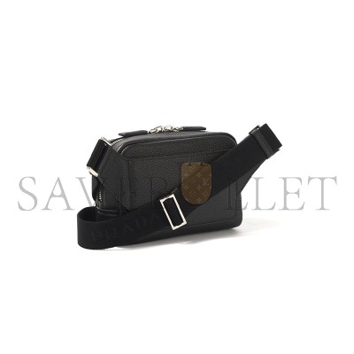 PRADA LARGE LEATHER SHOULDER BAG 2VH181 (24*16.5*7cm) 